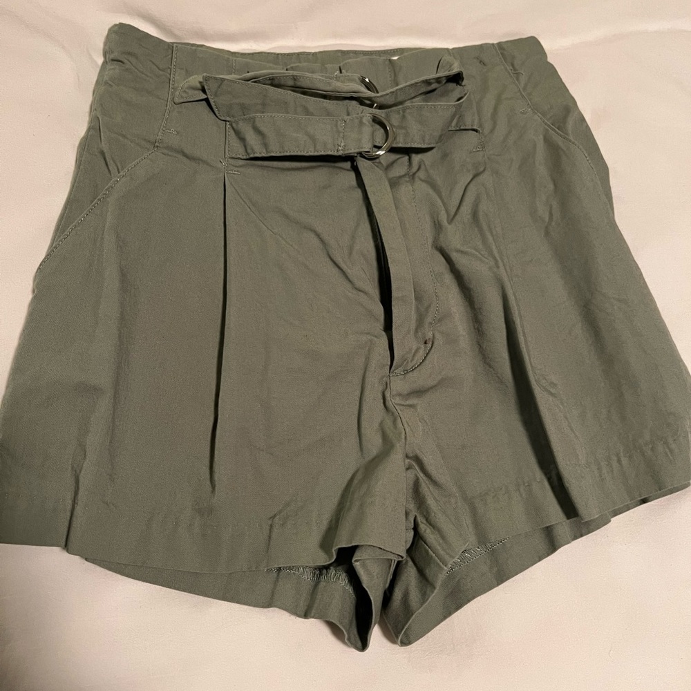 Olive green shorts